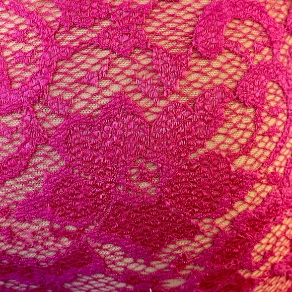 Pink Holt Dress and nude lining with stones and puffy paint - Picture 12 of 12